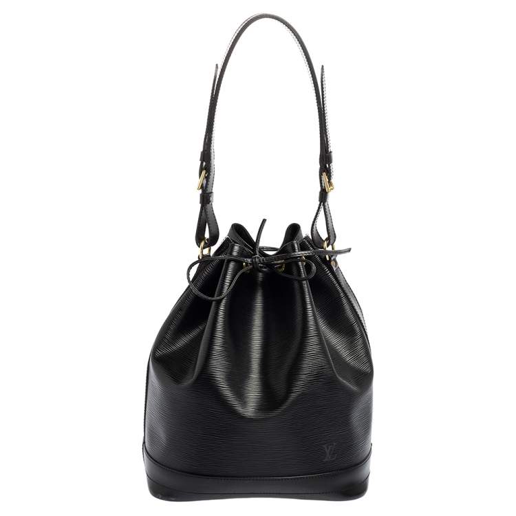 Pre Owned Louis Vuitton Black Epi Leather Vintage Noé Bag