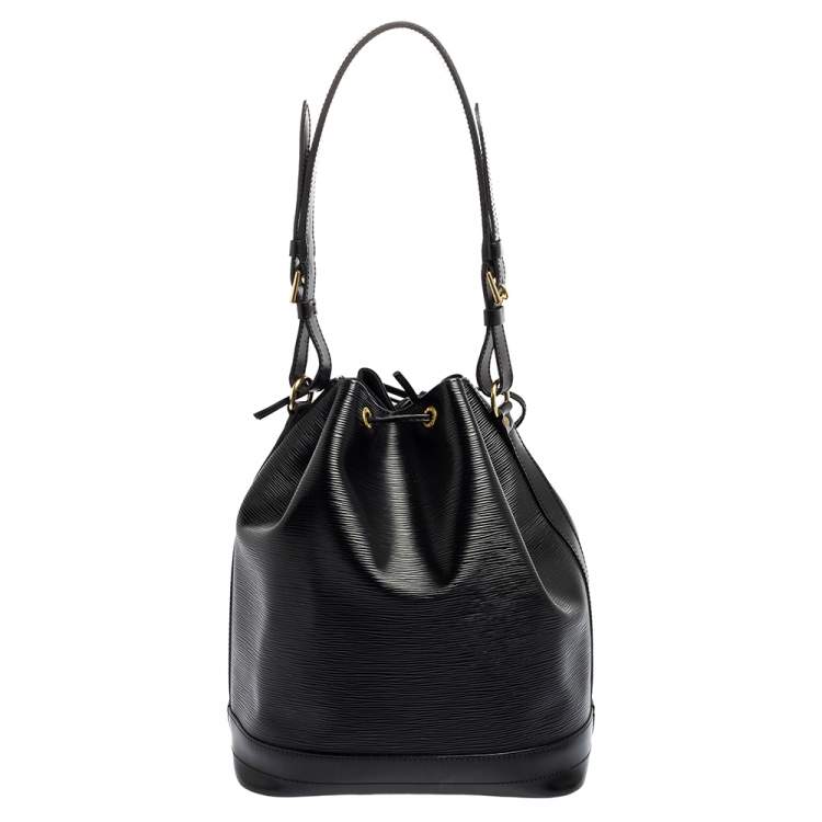 Pre Owned Louis Vuitton Black Epi Leather Vintage Noé Bag