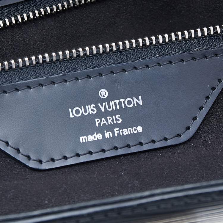 Pre Owned Louis Vuitton Black Electric Epi Leather Mirabeau GM Bag