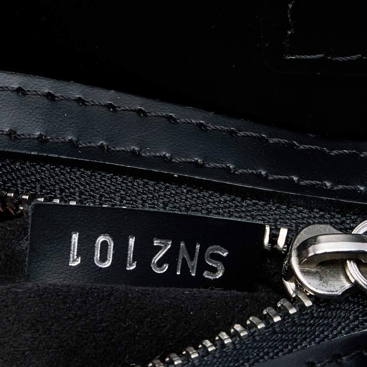 Pre Owned Louis Vuitton Black Electric Epi Leather Mirabeau GM Bag