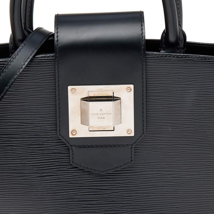 Pre Owned Louis Vuitton Black Electric Epi Leather Mirabeau GM Bag