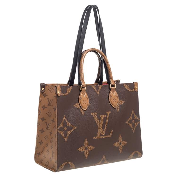 Pre Owned Louis Vuitton Reverse Monogram Canvas Giant Onthego MM Bag