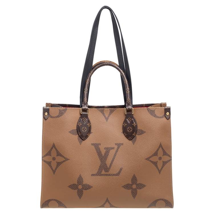 Pre Owned Louis Vuitton Reverse Monogram Canvas Giant Onthego MM Bag