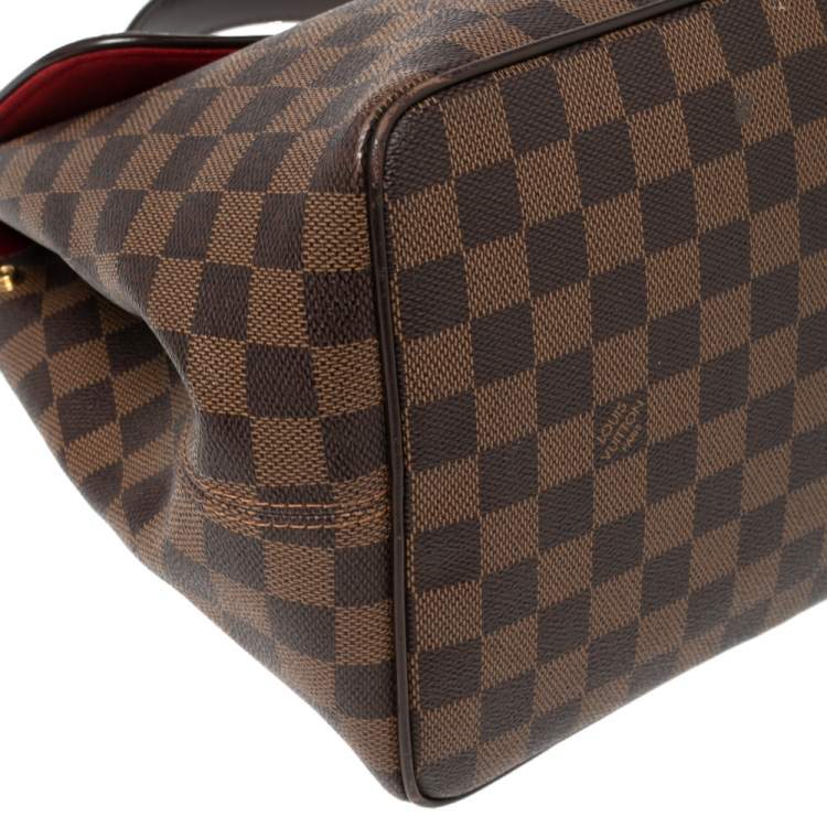 Pre Owned Louis Vuitton Damier Ebene Canvas Bergamo MM Bag