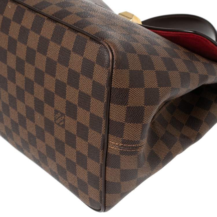 Pre Owned Louis Vuitton Damier Ebene Canvas Bergamo MM Bag