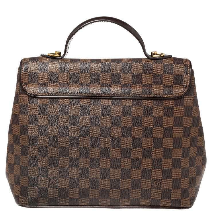 Pre Owned Louis Vuitton Damier Ebene Canvas Bergamo MM Bag