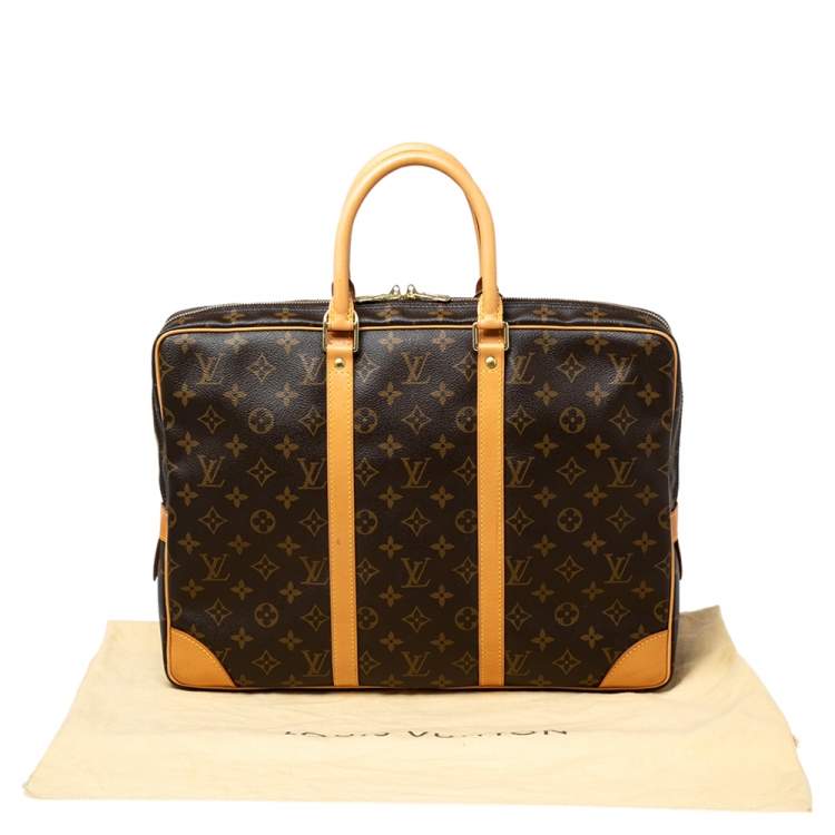 Pre Owned Louis Vuitton Monogram Canvas Porte Documents Voyage Briefcase