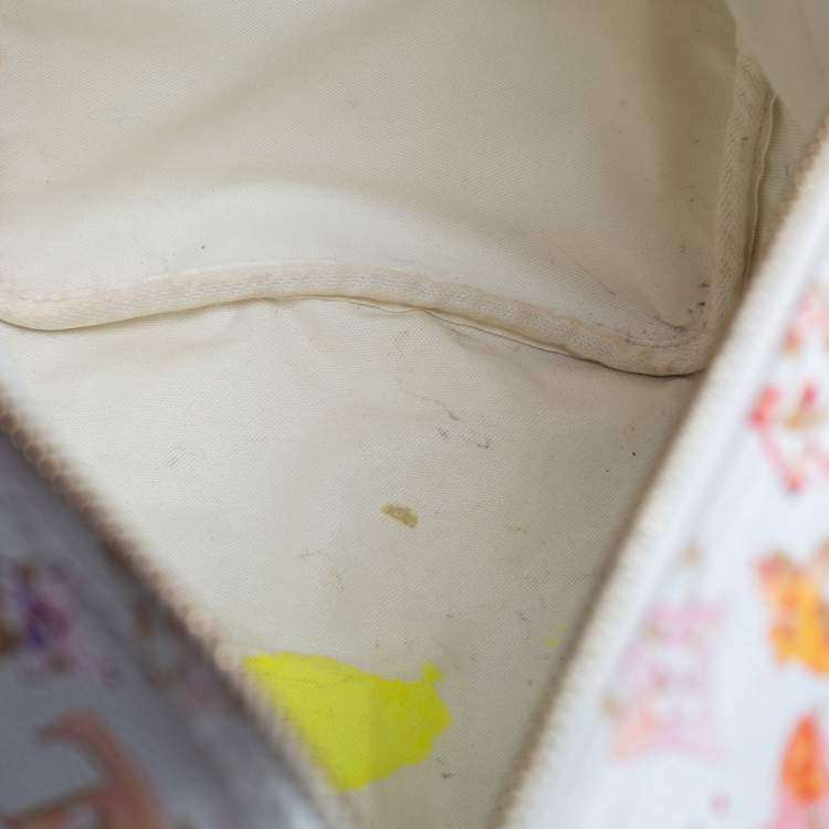 Pre Owned Louis Vuitton Monogram Canvas Watercolor Aquarelle Richard Prince Speedy 35 Bag