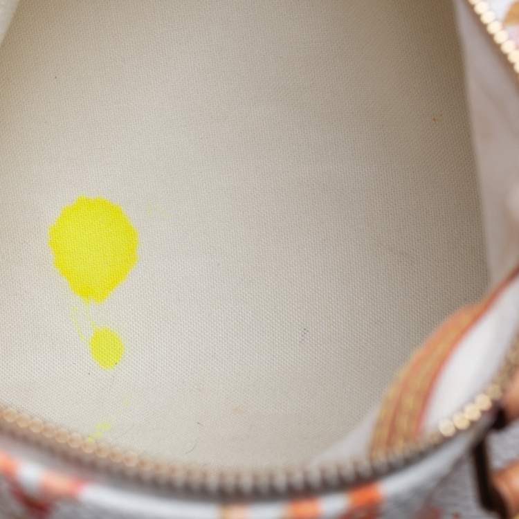 Pre Owned Louis Vuitton Monogram Canvas Watercolor Aquarelle Richard Prince Speedy 35 Bag