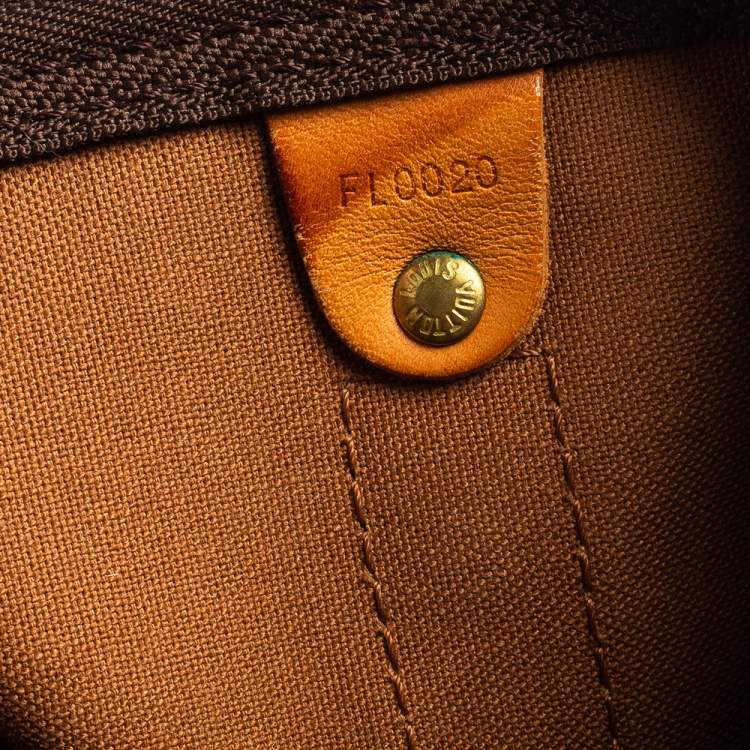Pre Owned Louis Vuitton Brown Monogram Canvas Keepall Bandouliere 60 Duffel Bag