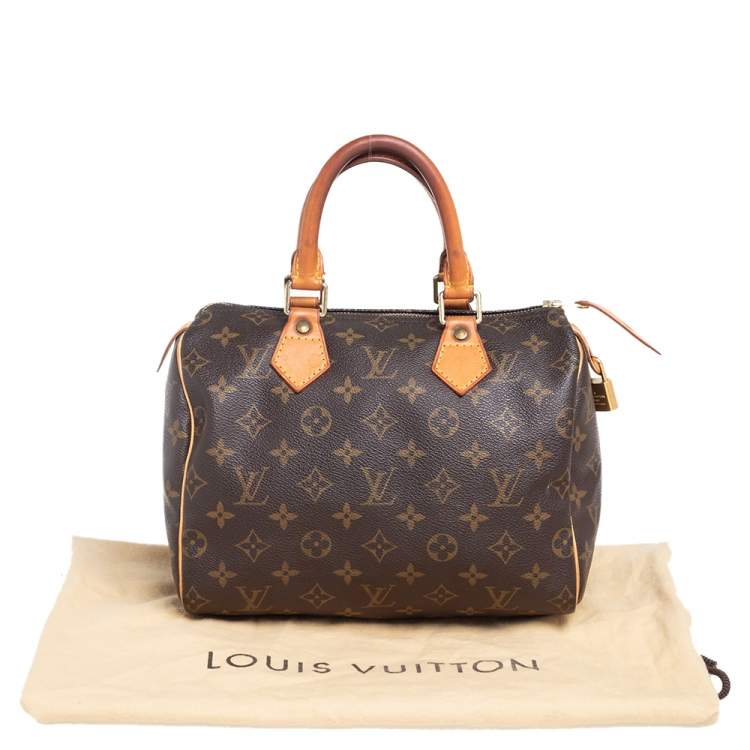 Pre Owned Louis Vuitton Monogram Canvas Speedy 25 Bag