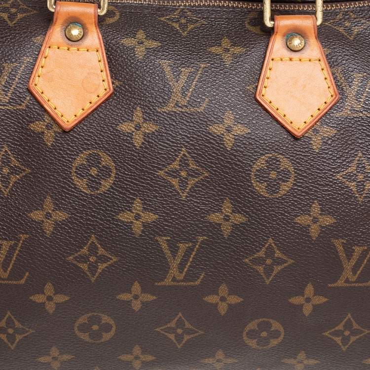 Pre Owned Louis Vuitton Monogram Canvas Speedy 25 Bag