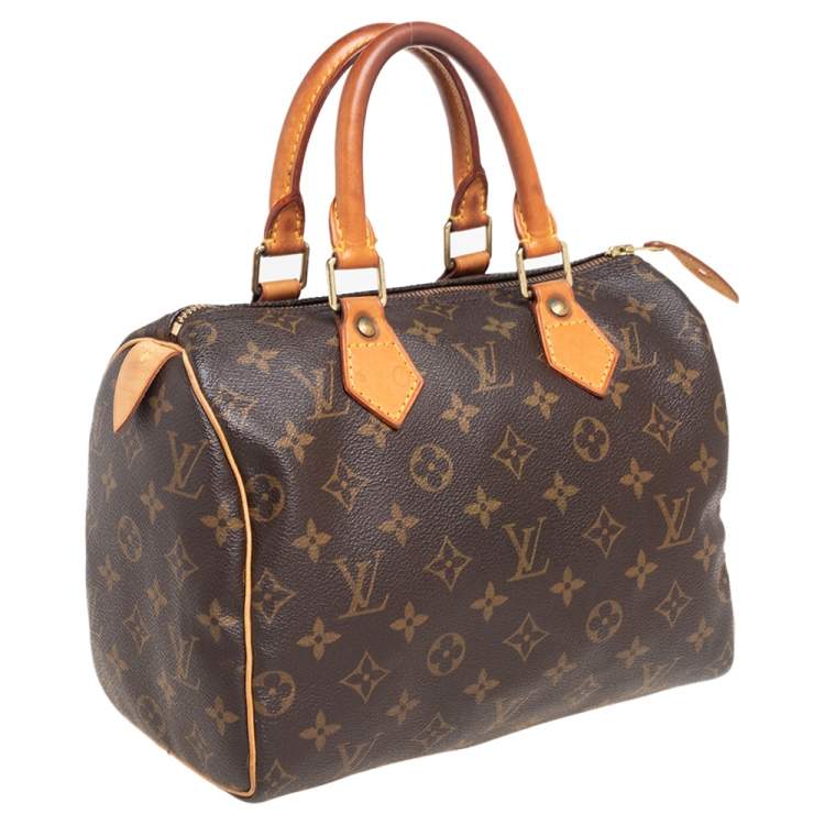 Pre Owned Louis Vuitton Monogram Canvas Speedy 25 Bag