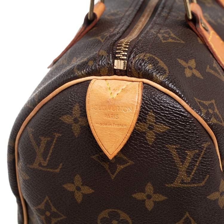 Pre Owned Louis Vuitton Monogram Canvas Speedy 25 Bag