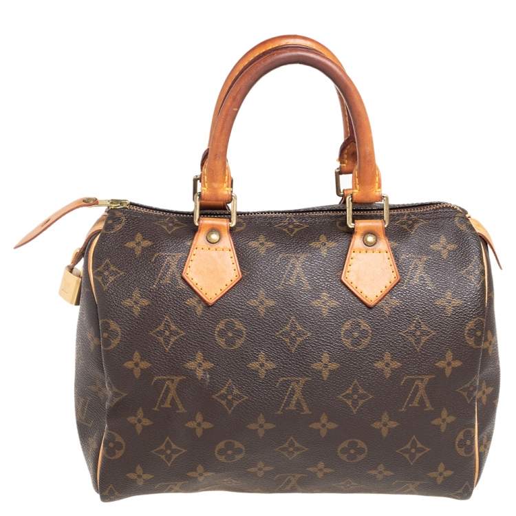 Pre Owned Louis Vuitton Monogram Canvas Speedy 25 Bag