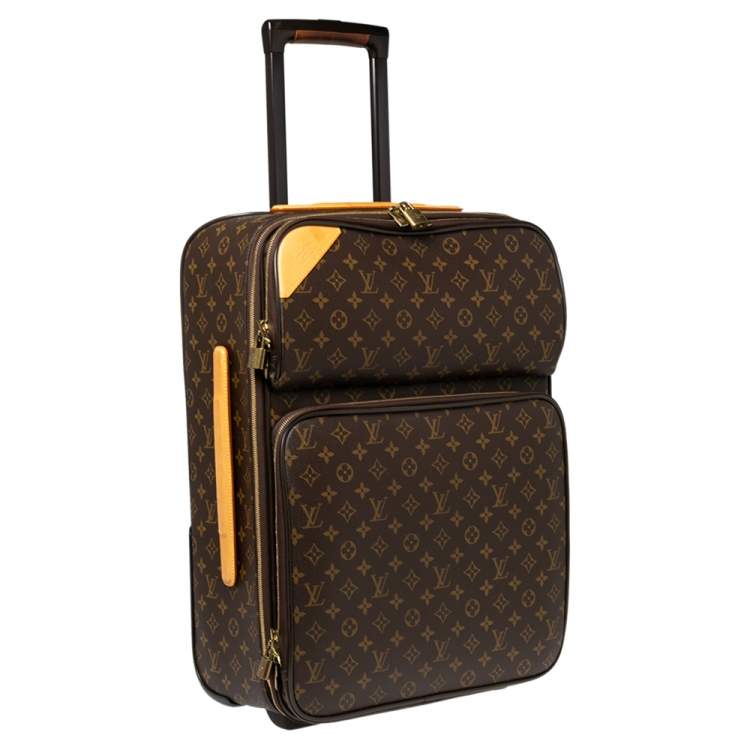 Pre Owned Louis Vuitton Monogram Canvas Pegase Legere 55 Business Luggage