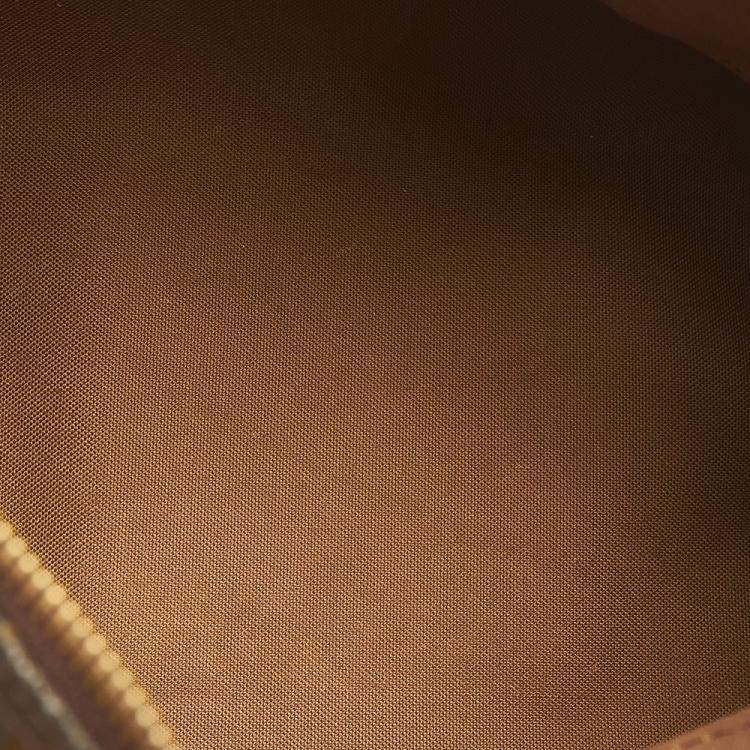 Pre Owned Louis Vuitton Brown Monogram Canvas Speedy 25 Top Handle Bag