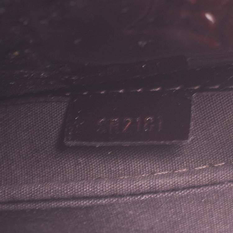 Pre Owned Louis Vuitton Amarante Monogram Vernis Mirada Bag 