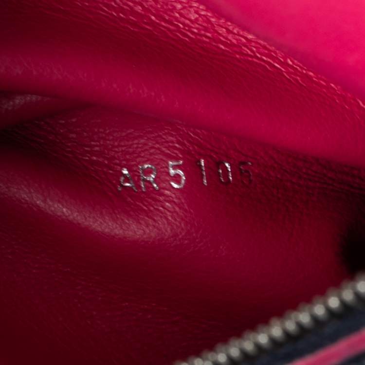 Pre Owned Louis Vuitton Blue Taurillon Leather Capucines BB Bag
