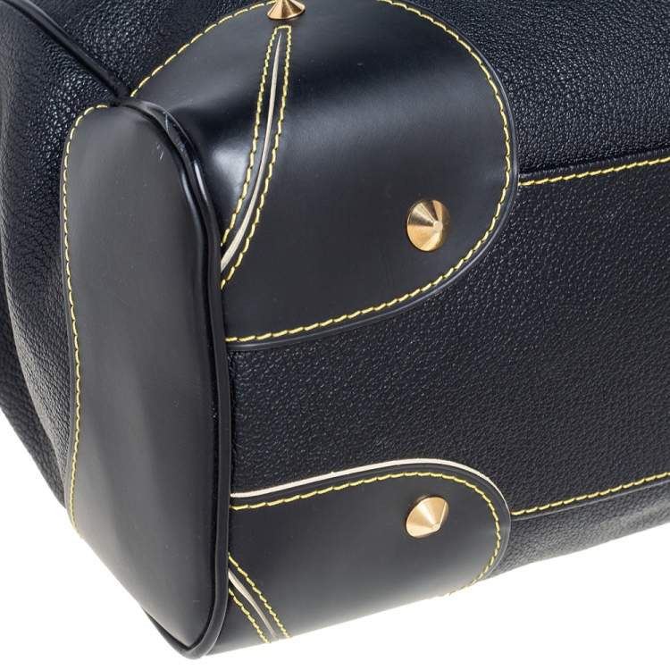 Pre Owned Louis Vuitton Black Suhali Leather Le Majestueux Tote