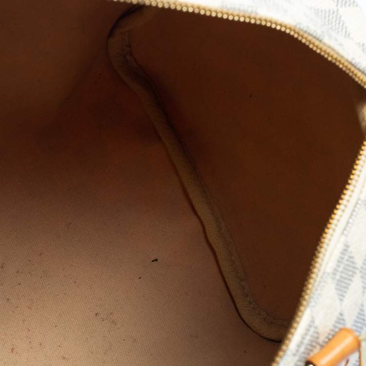Pre Owned Louis Vuitton Damier Azur Canvas Speedy 30 Bag