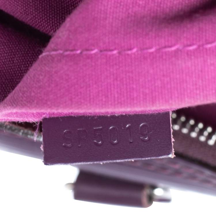 Pre Owned Louis Vuitton Purple Epi Leather Speedy 30 Bag
