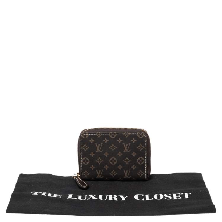 Pre Owned Louis Vuitton Brown Monogram Canvas Zippy Coin Purse