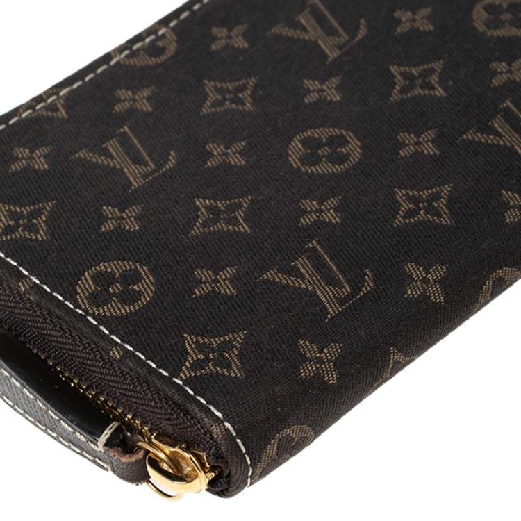 Pre Owned Louis Vuitton Brown Monogram Canvas Zippy Coin Purse