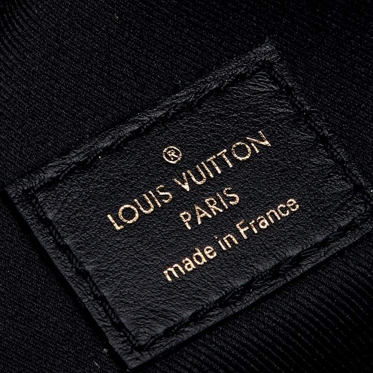 Pre Owned Louis Vuitton Black Leather New Wave Bumbag