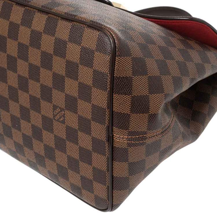 Pre Owned Louis Vuitton Damier Ebene Canvas Bergamo MM Bag