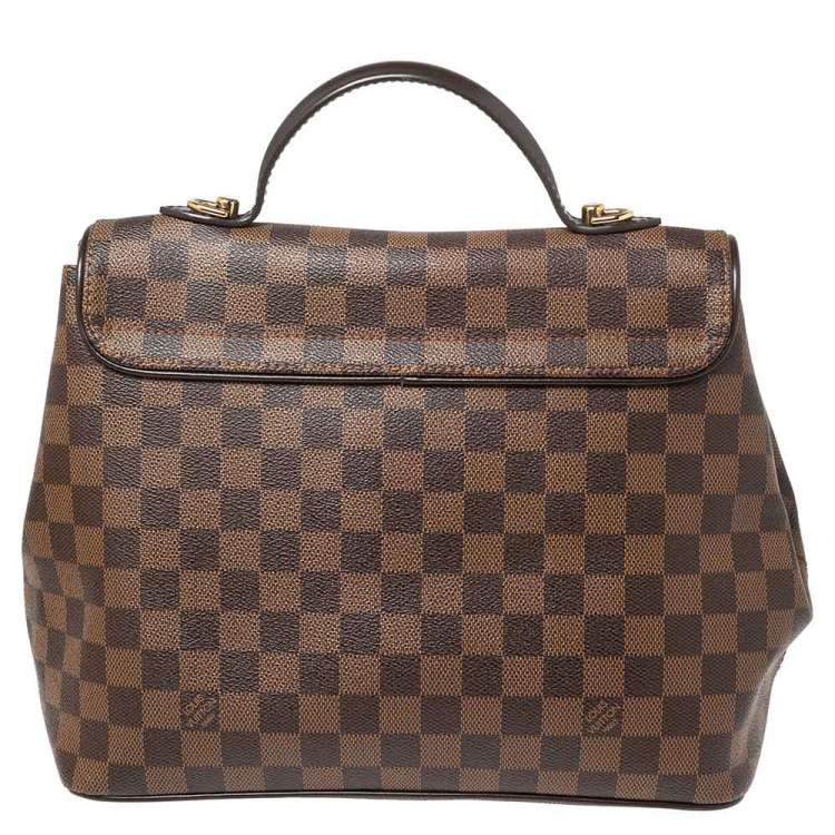 Pre Owned Louis Vuitton Damier Ebene Canvas Bergamo MM Bag