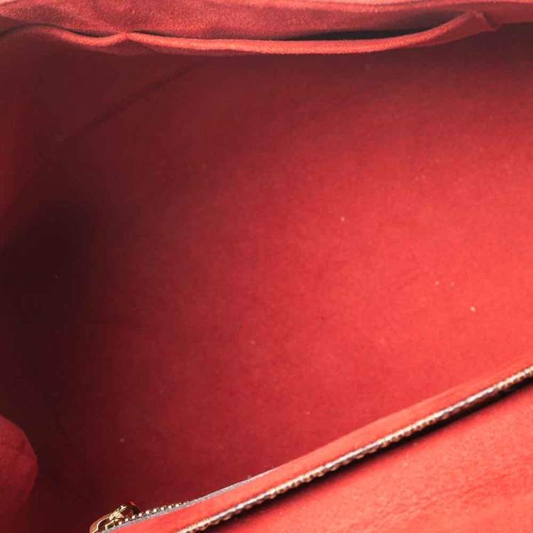 Pre Owned Louis Vuitton Damier Ebene Canvas Bergamo MM Bag