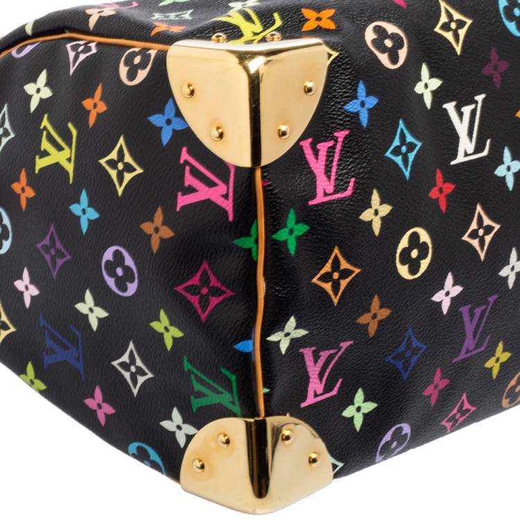 مملوكة مسبقًا Louis Vuitton Black Monogram Multicolore Canvas Speedy 30 Bag