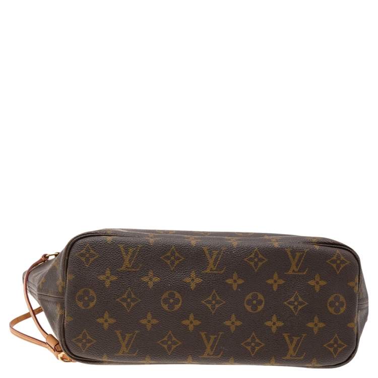 Pre Owned Louis Vuitton Monogram Canvas and Leather Neverfull PM Bag