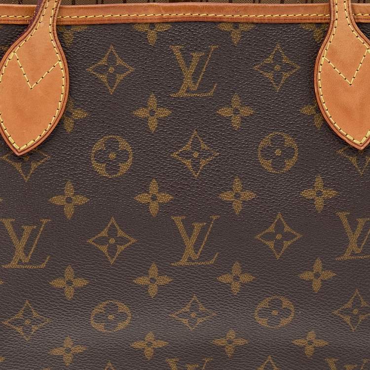 Pre Owned Louis Vuitton Monogram Canvas and Leather Neverfull PM Bag