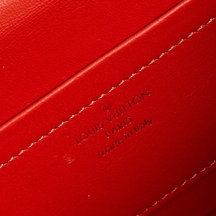 Pre Owned Louis Vuitton Rose Angelique Monogram Vernis Bleecker Bag