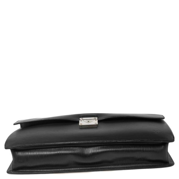 Pre Owned Louis Vuitton Black Epi Leather Robusto 1 Briefcase
