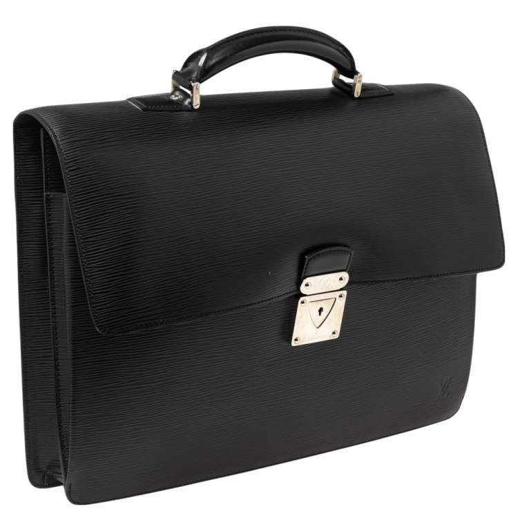 Pre Owned Louis Vuitton Black Epi Leather Robusto 1 Briefcase