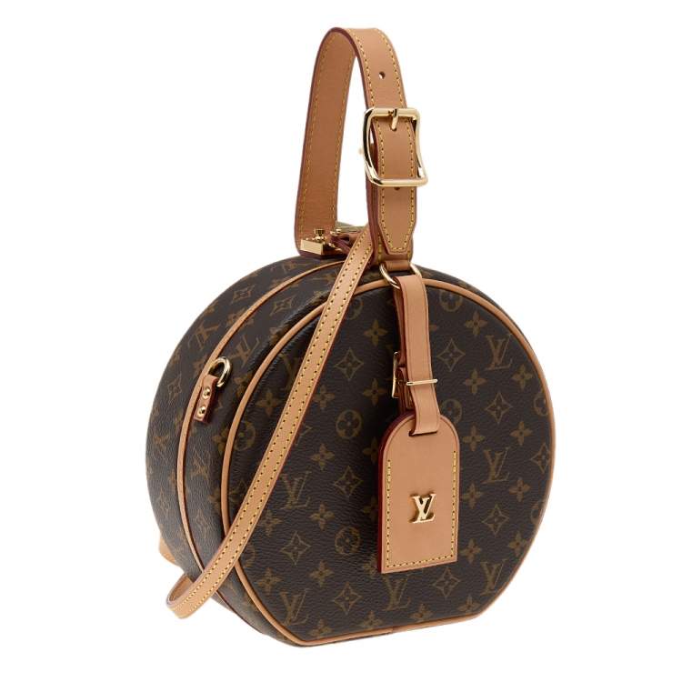 Pre Owned Louis Vuitton Monogram Canvas Petite Boite Chapeau Bag