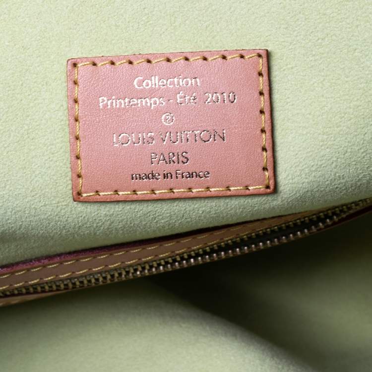 Pre Owned Louis Vuitton Vert Ombre Monogram Denim Sunburst PM Limited Edition Bag