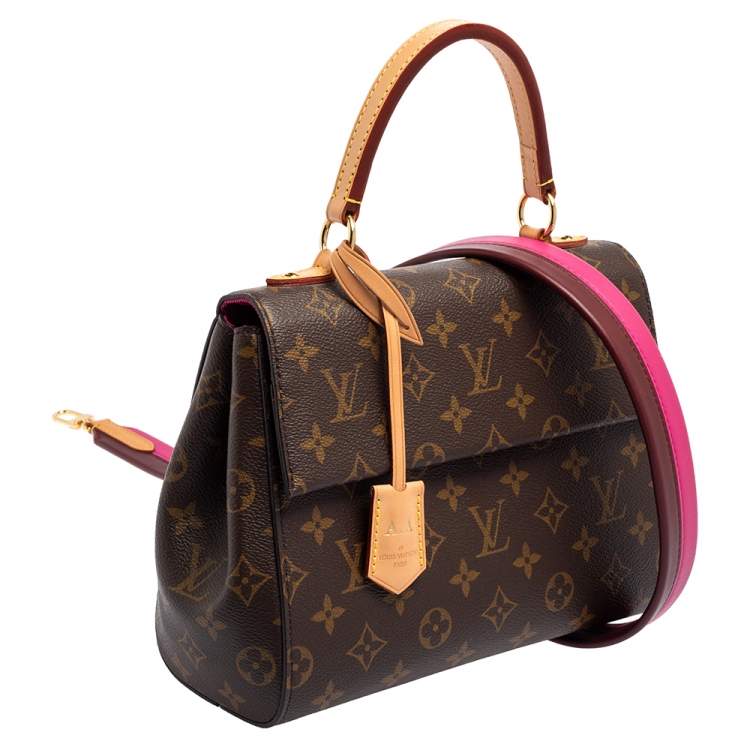 Pre Owned Louis Vuitton Monogram Canvas and Leather Cluny BB Bag