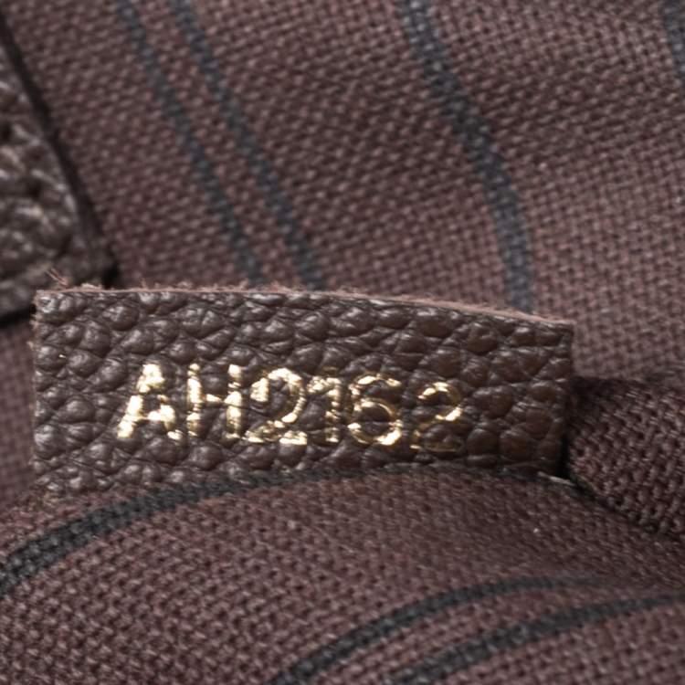 Pre Owned Louis Vuitton Terre Monogram Empreinte Leather Speedy Bandoulière 25 Bag