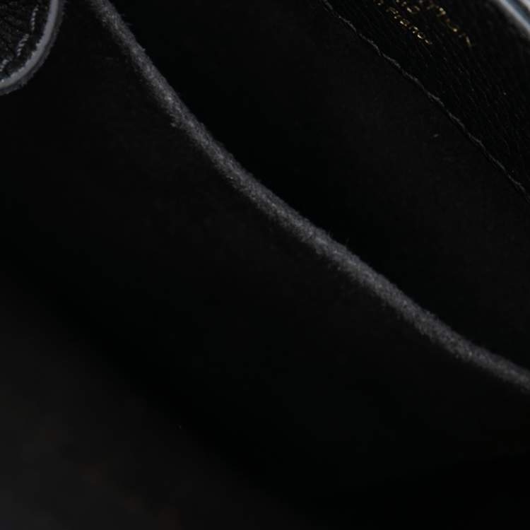 Pre Owned Louis Vuitton Black Leather Mini Lockme Backpack