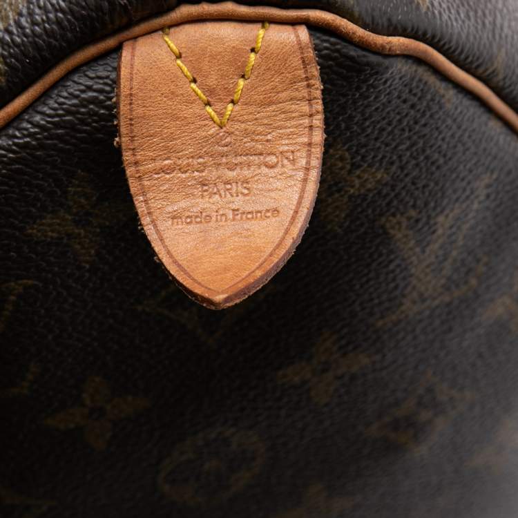 Pre Owned Louis Vuitton Monogram Canvas and Leather Keepall 45 Bag