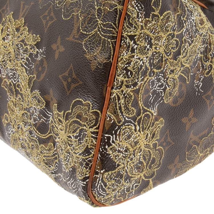مملوكة مسبقًا Louis Vuitton Monogram Canvas and Leather Limited Edition Dentelle Speedy 30 Bag