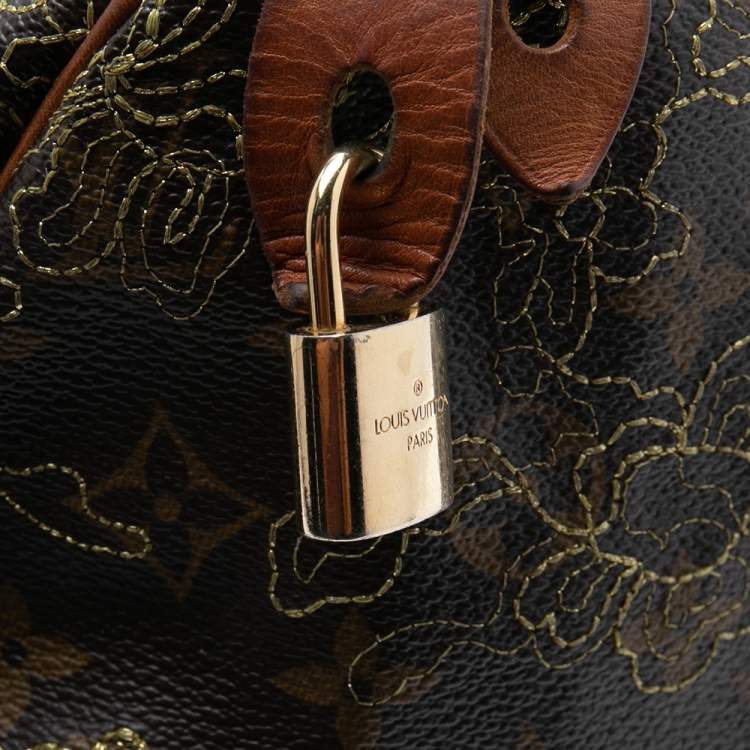 مملوكة مسبقًا Louis Vuitton Monogram Canvas and Leather Limited Edition Dentelle Speedy 30 Bag