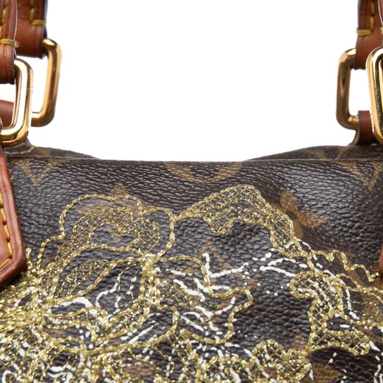 مملوكة مسبقًا Louis Vuitton Monogram Canvas and Leather Limited Edition Dentelle Speedy 30 Bag