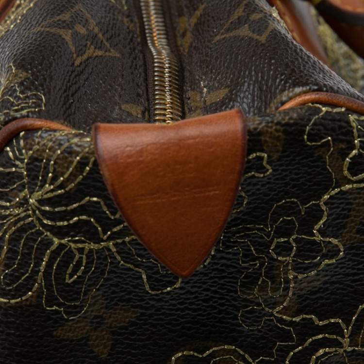 مملوكة مسبقًا Louis Vuitton Monogram Canvas and Leather Limited Edition Dentelle Speedy 30 Bag