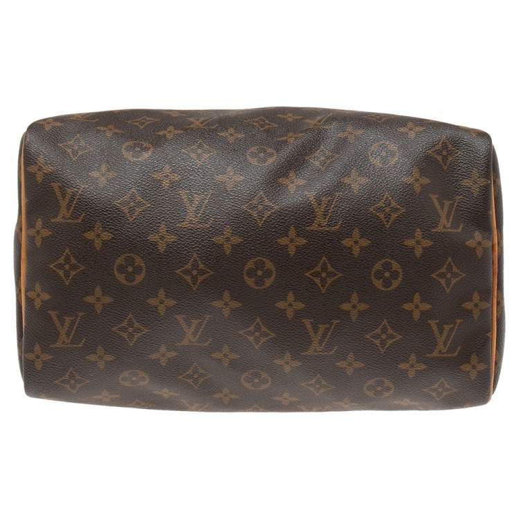 مملوكة مسبقًا Louis Vuitton Monogram Canvas and Leather Speedy 30 Bag
