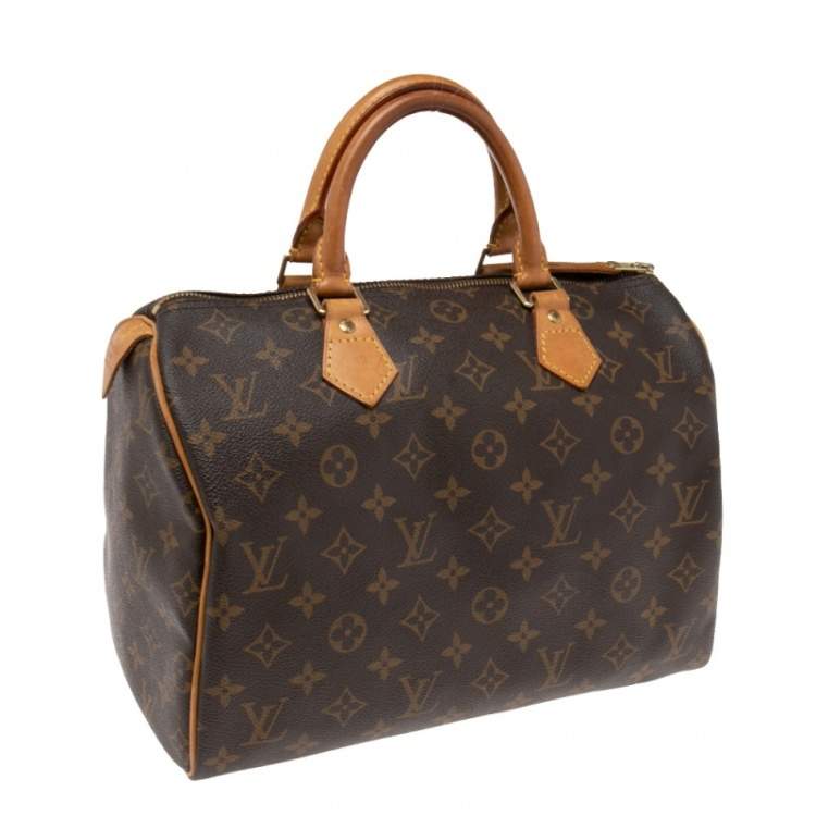 مملوكة مسبقًا Louis Vuitton Monogram Canvas and Leather Speedy 30 Bag